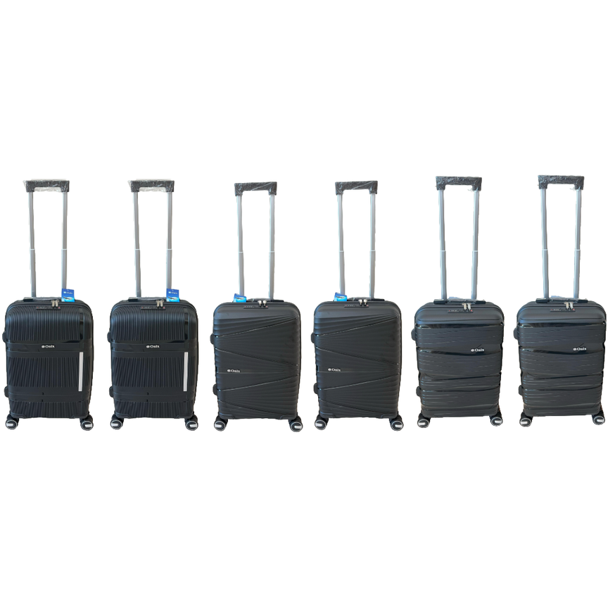 Kit com 6 Malas de Bordo 20" (10kg) Polipropileno Onith - ST20-6C